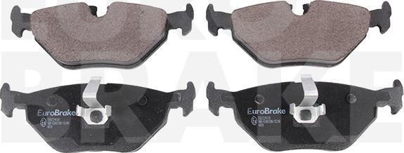 Eurobrake 5502224110 - Тормозные колодки, дисковые, комплект autospares.lv