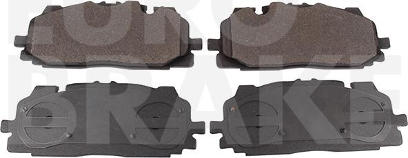 Eurobrake 55022247139 - Тормозные колодки, дисковые, комплект autospares.lv