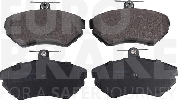 Eurobrake 5502224739 - Тормозные колодки, дисковые, комплект autospares.lv