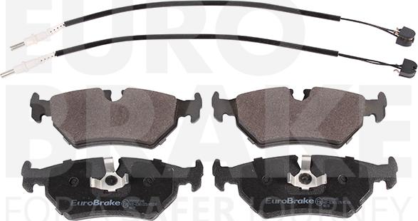 Eurobrake 5502221940 - Тормозные колодки, дисковые, комплект autospares.lv