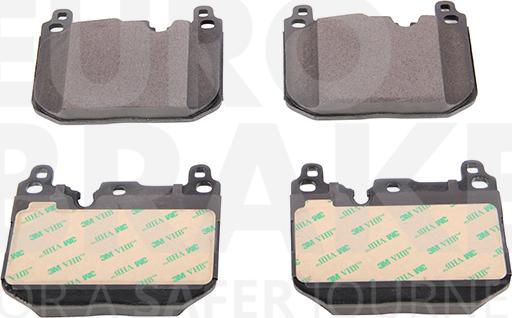 Eurobrake 5502221591 - Тормозные колодки, дисковые, комплект autospares.lv