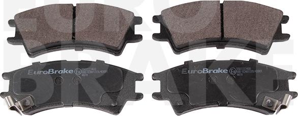 Eurobrake 5502223408 - Тормозные колодки, дисковые, комплект autospares.lv