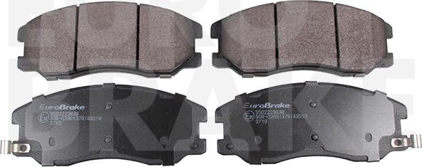 Eurobrake 5502223638 - Тормозные колодки, дисковые, комплект autospares.lv