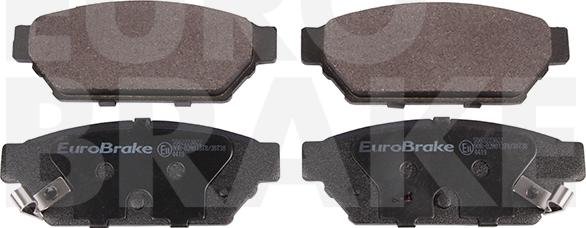 Eurobrake 5502223022 - Тормозные колодки, дисковые, комплект autospares.lv