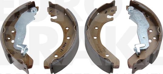 Eurobrake 58492799527 - Комплект тормозных колодок, барабанные autospares.lv