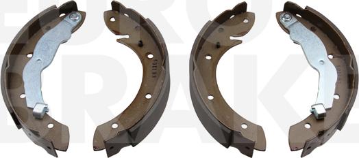 Eurobrake 58492799575 - Комплект тормозных колодок, барабанные autospares.lv