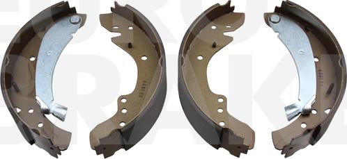 Eurobrake 58492799573 - Комплект тормозных колодок, барабанные autospares.lv