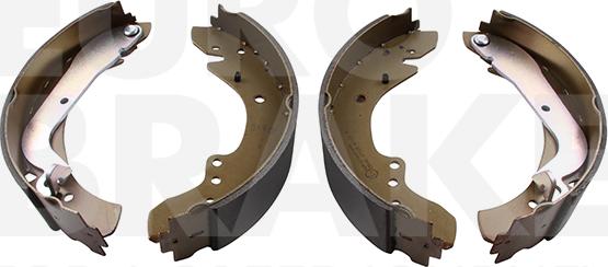 Eurobrake 58492799577 - Комплект тормозных колодок, барабанные autospares.lv