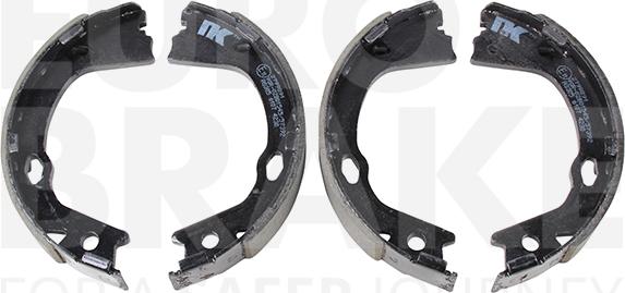 Eurobrake 58492799891 - Комплект тормозов, ручник, парковка autospares.lv