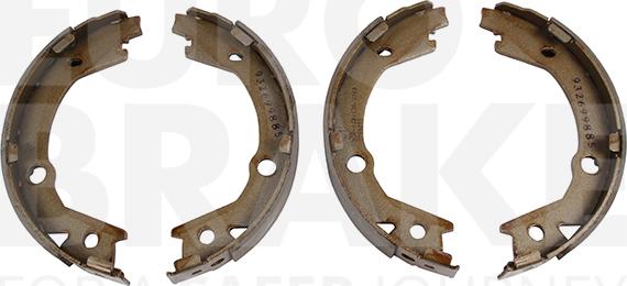 Eurobrake 58492799885 - Комплект тормозов, ручник, парковка autospares.lv