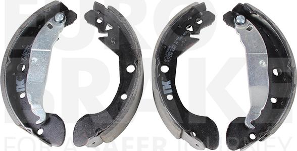 Eurobrake 58492799888 - Комплект тормозных колодок, барабанные autospares.lv