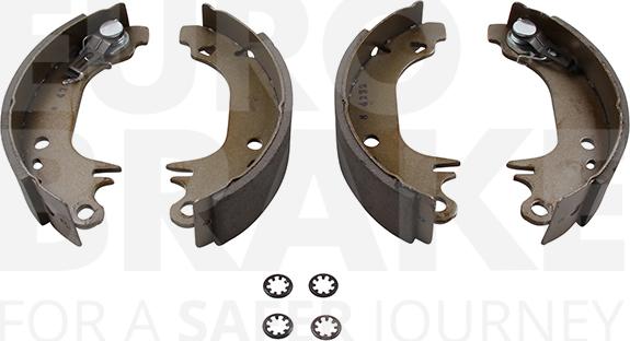 Eurobrake 58492799372 - Комплект тормозных колодок, барабанные autospares.lv