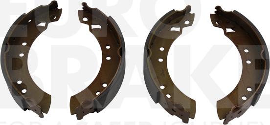 Eurobrake 58492799280 - Комплект тормозных колодок, барабанные autospares.lv