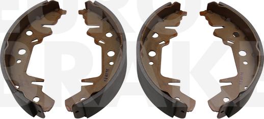 Eurobrake 58492793593 - Комплект тормозных колодок, барабанные autospares.lv