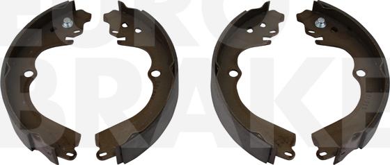 Eurobrake 58492744551 - Комплект тормозных колодок, барабанные autospares.lv