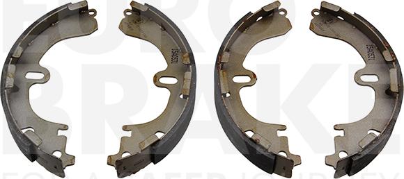 Eurobrake 58492745501 - Комплект тормозных колодок, барабанные autospares.lv