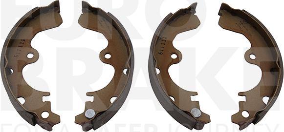 Eurobrake 58492745534 - Комплект тормозных колодок, барабанные autospares.lv