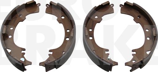 Eurobrake 58492745601 - Комплект тормозных колодок, барабанные autospares.lv