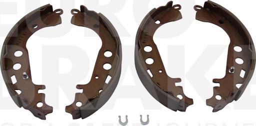 Eurobrake 58492745617 - Комплект тормозных колодок, барабанные autospares.lv