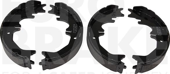 Eurobrake 58492745844 - Комплект тормозов, ручник, парковка autospares.lv