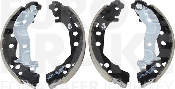 Eurobrake 58492745352 - Комплект тормозных колодок, барабанные autospares.lv