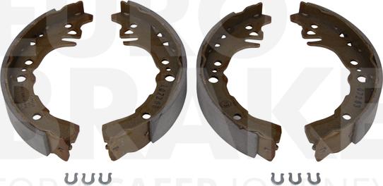 Eurobrake 58492745795 - Комплект тормозных колодок, барабанные autospares.lv