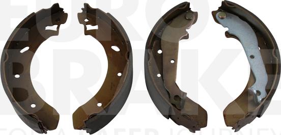 Eurobrake 58492740478 - Комплект тормозных колодок, барабанные autospares.lv