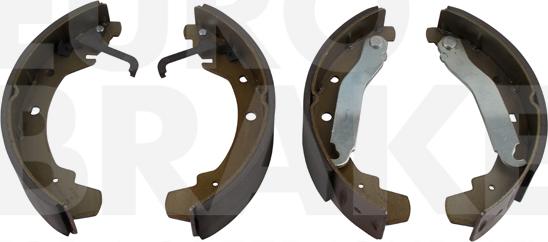 Eurobrake 58492747437 - Комплект тормозов, ручник, парковка autospares.lv