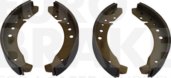 Eurobrake 58492747104 - Комплект тормозных колодок, барабанные autospares.lv