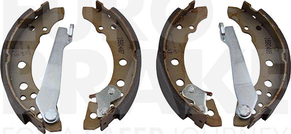 Eurobrake 58492747340 - Комплект тормозных колодок, барабанные autospares.lv