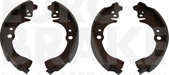 Eurobrake 58492751497 - Комплект тормозных колодок, барабанные autospares.lv