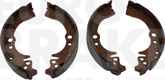 Eurobrake 58492751612 - Комплект тормозных колодок, барабанные autospares.lv