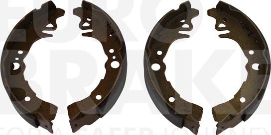 Eurobrake 58492751684 - Комплект тормозных колодок, барабанные autospares.lv