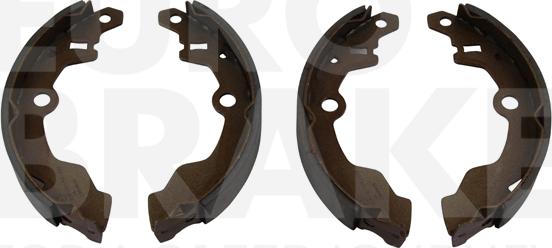 Eurobrake 58492752472 - Комплект тормозных колодок, барабанные autospares.lv