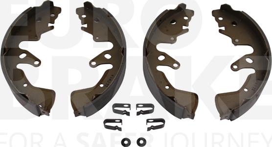 Eurobrake 58492752783 - Комплект тормозных колодок, барабанные autospares.lv