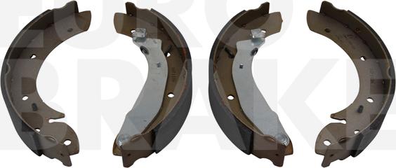 Eurobrake 58492719598 - Комплект тормозных колодок, барабанные autospares.lv