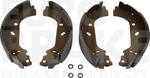 Eurobrake 58492719588 - Комплект тормозных колодок, барабанные autospares.lv