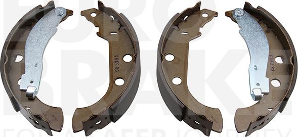 Eurobrake 58492719642 - Комплект тормозных колодок, барабанные autospares.lv