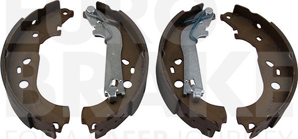 Eurobrake 58492719758 - Комплект тормозных колодок, барабанные autospares.lv