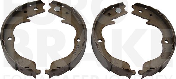 Eurobrake 58492719757 - Комплект тормозных колодок, барабанные autospares.lv