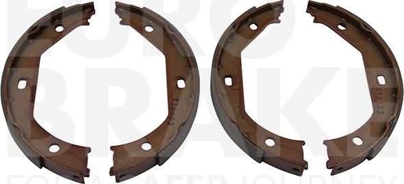 Eurobrake 58492715638 - Комплект тормозов, ручник, парковка autospares.lv