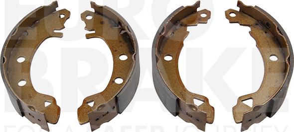 Eurobrake 58492710523 - Комплект тормозных колодок, барабанные autospares.lv