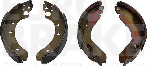 Eurobrake 58492712401 - Комплект тормозных колодок, барабанные autospares.lv