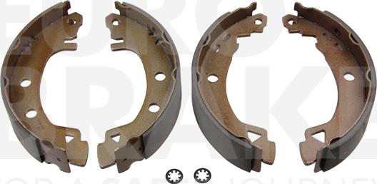 Eurobrake 58492739579 - Комплект тормозных колодок, барабанные autospares.lv