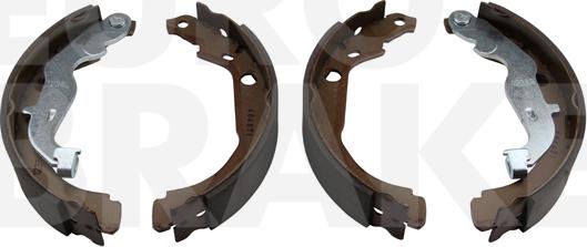 Eurobrake 58492739848 - Комплект тормозных колодок, барабанные autospares.lv