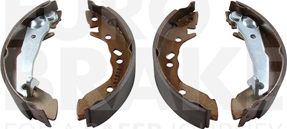 Eurobrake 58492734560 - Комплект тормозных колодок, барабанные autospares.lv