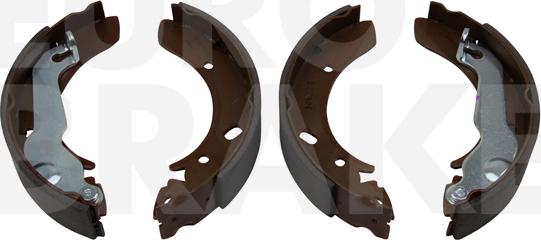 Eurobrake 58492734561 - Комплект тормозных колодок, барабанные autospares.lv