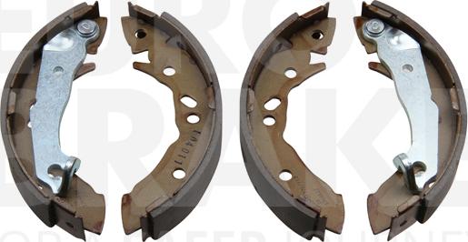 Eurobrake 58492734621 - Комплект тормозных колодок, барабанные autospares.lv