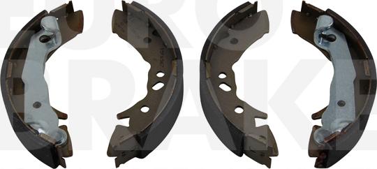 Eurobrake 58492734627 - Комплект тормозных колодок, барабанные autospares.lv