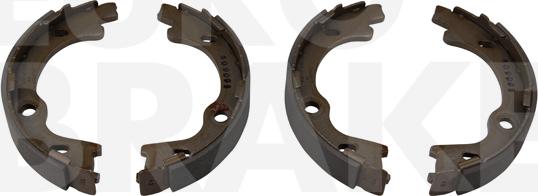 Eurobrake 58492734790 - Комплект тормозов, ручник, парковка autospares.lv